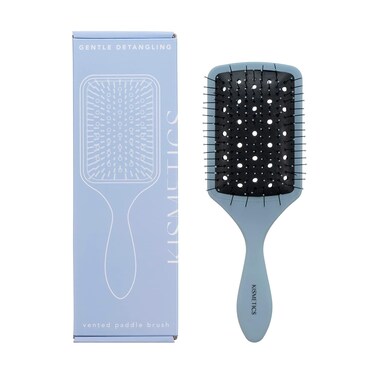 Gentle Detangling Vented Paddle Brush, Fast Blowdry Paddle Hair Brush, Flexible Soft Pins with Micro Ball Tips. Vent Brush for Wet or Dry Hair. Good for Fine or Thin Hair&hellip;