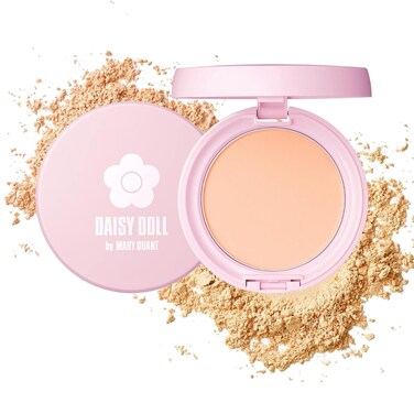 Face Powder, Pressed Setting Powder w/SPF 25 PA+++, Japanese Makeup for Matte &amp; Smooth Finish, 0.3 oz (10 g), 02 Pink Ocher