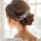 JAKAWIN Bride Crystal Wedding Hair Pin Silver Rhinestone Hair Piece Bridal Hair Accessories for Women HP073 (Silver)