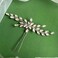 JAKAWIN Bride Crystal Wedding Hair Pin Silver Rhinestone Hair Piece Bridal Hair Accessories for Women HP073 (Silver)