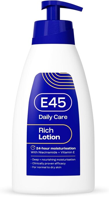 E45 Rich 24 Hours Moisturising Lotion, 400 ml