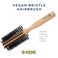 Kent V03 Vegan Boar Bristle Hair Brush, Eco Friendly Round Brush and Blow Out Brush Ideal for Creating Curls, Adding Volume and Root Lift (60mm)