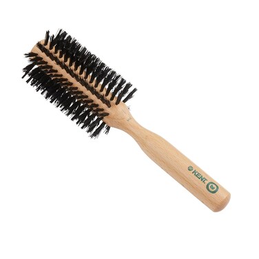Kent V03 Vegan Boar Bristle Hair Brush, Eco Friendly Round Brush and Blow Out Brush Ideal for Creating Curls, Adding Volume and Root Lift (60mm)