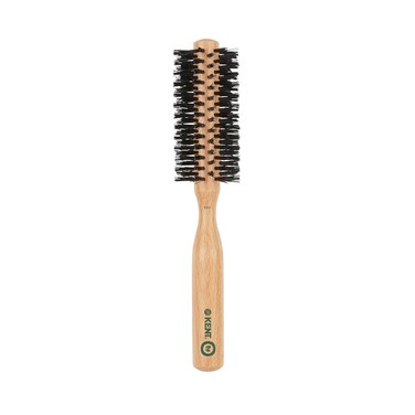 Kent V04 Vegan Boar Bristle Hair Brush, Eco Friendly Round Brush and Blow Out Brush Ideal for Creating Curls, Adding Volume and Root Lift (45mm)