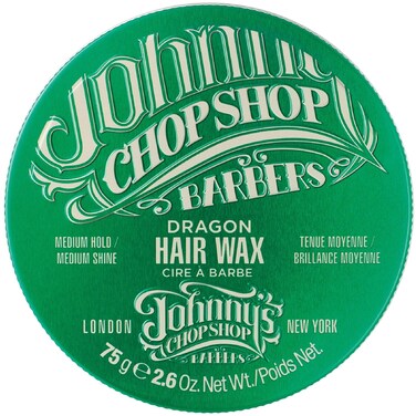 Johnny's Chop Shop Men's Hair Dragon Wax Medium Hold, Medium Nautral Shine, Non Greasy 2.6 oz (Pack of 1)