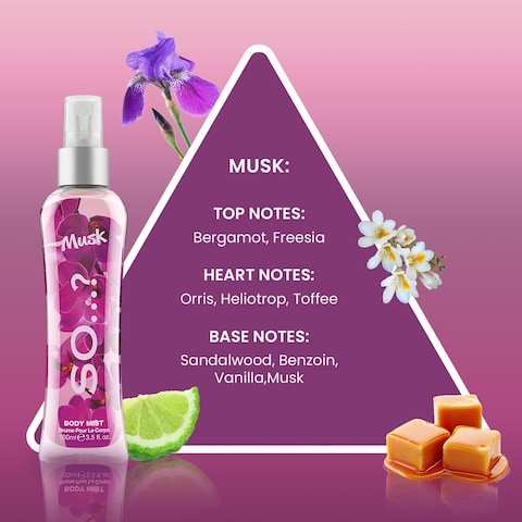 So&hellip;? Musk Body Mist Woody Scent - Perfume for Women with Bergamot, Toffee, Vanilla Notes - Gifts for Women - Body Spray - 3.5 oz
