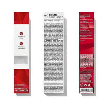 Ion Permanent Brights Creme Hair Color Red Red