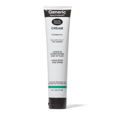 Generic Value Products Cream Leave In Conditioner &amp; Styler, Moisturizes, Strengthens, Protects, Leavein Thickening Conditioner, 6 Oz