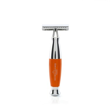 Edwin Jagger Chrome DE Safety Razor- Diffusion 36 Series (Orange)