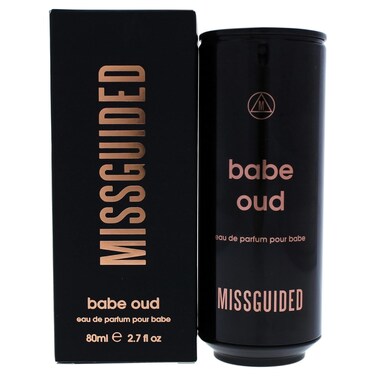 Missguided Babe Oud - Amber Fragrance For Women - Top Notes Of Red Fruits And Pink Pepper - Middle Notes Of Agarwood And Geranium - Base Notes Of Vetiver And Patchouli, 2.7 Oz Edp Spray