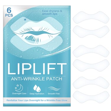 TRIXES Anti Wrinkle Patches for Lip - Smile Line Patches, Face Tape for Wrinkles Overnight to Smooth out Lip Wrinkles and Fine Lines Around the Mouth &amp; Laugh Lines