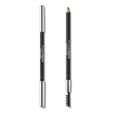 Wunderbrow Micro-Classic Brow Pencil, 2.5mm tip for precision filling, Vegan and Cruelty Free (Black/Brown)