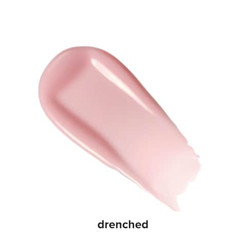 Gloss&#39;d in Drenched, A nourishing gloss-oil hybrid with a light wash of color for full, shiny lips without stickiness