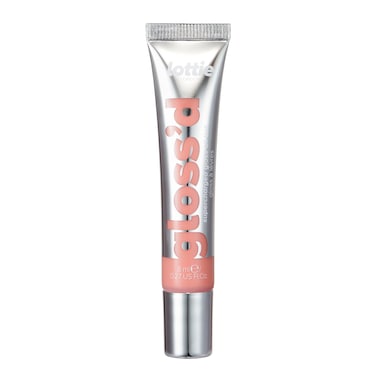 Gloss'd in Drenched, A nourishing gloss-oil hybrid with a light wash of color for full, shiny lips without stickiness