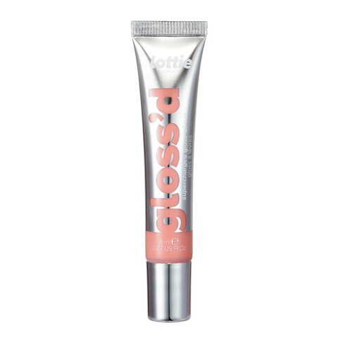 Gloss&#39;d in Drenched, A nourishing gloss-oil hybrid with a light wash of color for full, shiny lips without stickiness