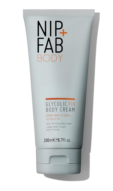 Nip+Fab Glycolic Fix Body Cream, 6.70 Fl Oz, AHA Body Lotion with Glycolic Acid, Shea Butter and Glycerin for Smooth and Hydrated Skin