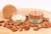 Almond Hand &amp; Body Balm With 100% Natural Ingredients, Eco-Friendly Recyclable Glass Container With Bamboo Lid, Cruelty-Free - 100ml