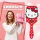 Hello Kitty Detangle Hair Brush for Women, Teenagers, and Girls, Kawaii Hair Accessories - Cute Gifts for Her (Hello Kitty Brush &amp; Accessories)