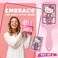 Hello Kitty Detangle Hair Brush for Women, Teenagers, and Girls, Kawaii Hair Accessories - Cute Gifts for Her (Hello Kitty Brush &amp; Mirror)