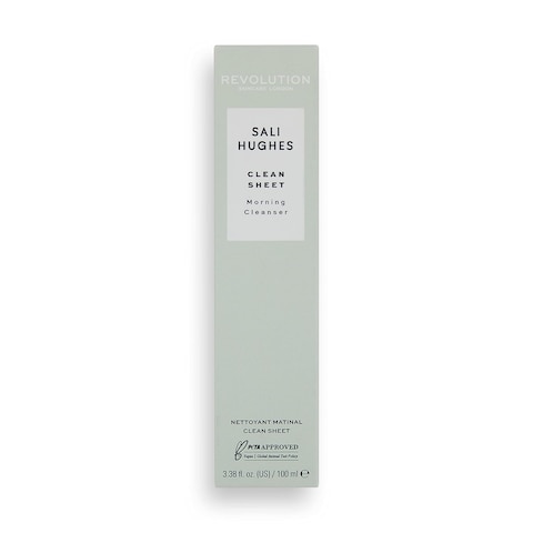Revolution Skincare London X Sali Hughes, Clean Sheet Morning Face Cleanser, 100ml