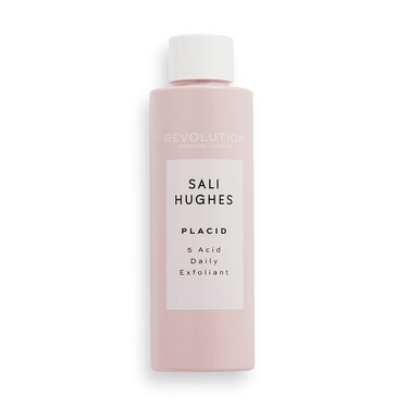 Revolution Skincare London X Sali Hughes, Placid 5-Acid Daily Exfoliant, Face Exfoliatior, 150 ml