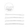Dofash 5Waves Bobby Pins White Hair Pins 5CM/2IN Hairpins Decorative Hair Accessories for Women Wedding, White Gray Hair - 60 Count/Card