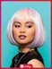 Smiffys Manic Panic&reg; Misty Rainbow&trade; Glam Doll&trade; Wig Long Bob Wig, Heat Styleable, Officially Licensed Manic Panic Fancy Dress, Adult Dress Up Wigs