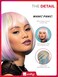 Smiffys Manic Panic&reg; Misty Rainbow&trade; Glam Doll&trade; Wig Long Bob Wig, Heat Styleable, Officially Licensed Manic Panic Fancy Dress, Adult Dress Up Wigs