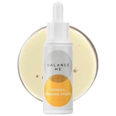 Balance Me Gradual Tanning Drops 1.01 fl oz, With Vitamin E, Self Tanning for Face &amp; Body, Streak-Free, No Odour, Hydrating, Vegan &amp; Cruelty-Free