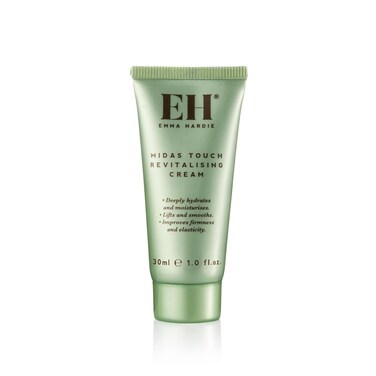 Emma Hardie 30ml Midas Touch Revitalising Face Cream with Hyaluronic Acid and Vit E, Improves Firmness &amp; Elasticity, Increases Hydration &amp; Tightens, Suitable for Sensitive Skin, Vegan &amp; Cruelty Free
