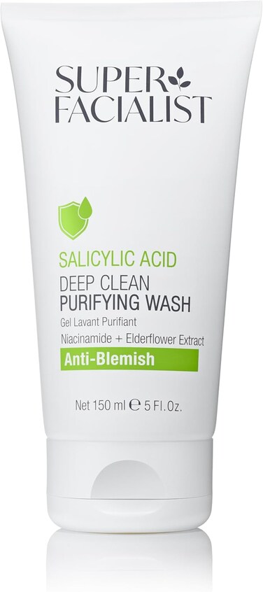 Super Facialist Salicylic Acid Anti Blemishing &amp; Purifying Cleansing Wash - Leaves Skin Balanced &amp; Healthier 1 x 150ml