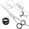 Hairdressing 6.5" Barber Scissor Stainless Steel Home Use Beginners Hair Cutting Shears