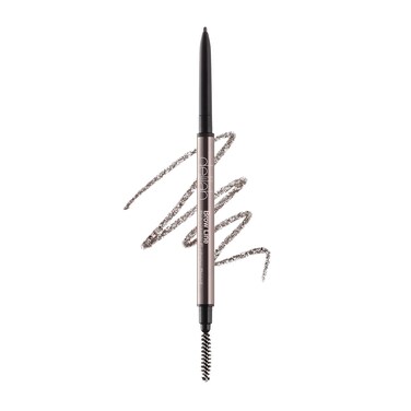 delilah - Retractable Eye Brow Pencil with Brush - Sable - Long-Lasting Defined Brows - Slim Shaped - All Day Wear - Vegan - Paraben Free - 0.002 Oz