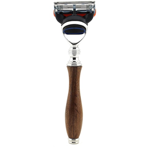 Mens Shaving Razor with Wood Handle Perfect Razor