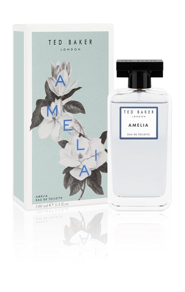 Ted Baker Floret Amelia EDT, Rhubarb and Magnolia Top Notes with Tonka and Maple Base Notes, Glass Bottle, Amelia Fragrance, 100ml