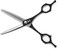 Very Sharp Kobaruto - Rebel - 440c Silver Black Cobalt 6" 35% Cut Ratio Hair Thinning Shears Scissors for Stylists and Barbers