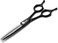 Very Sharp Kobaruto - Rebel - 440c Silver Black Cobalt 6" 35% Cut Ratio Hair Thinning Shears Scissors for Stylists and Barbers