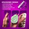 Sheology Head Massager for Hair Growth - Hair Loss Shampoo Shower Brush - Soft Silicone Scalp Scrubber for Dandruff Removal - Scalp Scrub Wash Tool (Purple)