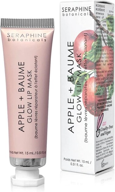 Seraphine Botanicals Apple + Baume - Glow Lip Mask for Intense Hydration 0.51 fl oz