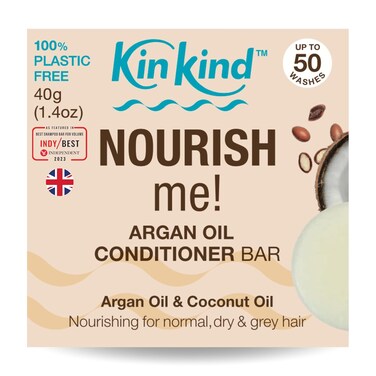 Hair Conditioner Bar - NOURISH Me!   Argan Oil Conditioner Bar for Hair - Solid Coconut Conditioner - Dry Hair Conditioner   For Normal/Dry &amp; Grey Hair   Up to 50 Washes - Vegan &amp; Cruelty Free