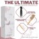 Water Mister Spray Bottle for hair - 3pc set w/bamboo brush, rat tail combs &amp; Continuous spray bottle for hair   Natural Bamboo hair brush &amp; Wooden Comb w/fine misting spray bottles (Rose Gold)