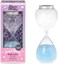 MAD BEAUTY Mystic Magic Hourglass Bath Timer Salts, Gorgeous Jasmine &amp; Indigo Violet, Elegant &amp; Reusable Sand Timer Dispenser with Bath Salts, Relax &amp; Unwind, Great Self-Care Gift