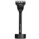 Bolin Webb Generation Razor and Stand in Blue. Fitted with Gillette Fusion5 Blade. Luxury Razor for Men. (Black-Ali)