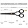 BEAUTICONE Hair Cutting &amp; Thinning Scissors Set   6.5 Inch Stainless Steel Barber Scissors   Hairdressing Scissors for Salon   Smooth &amp; Sharp Edge Blades, Razor Edge - for Men &amp; Women (Black Set of 2)