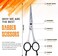 Classy M Hair Cutting Scissors Professional - Left &amp; Right Handed Hair Trimming Scissor with Comb (Razor Sharp) Stainless Steel Barber HairCut Scissors for Men Women &amp; Children - Pro Hair Cutting Tool