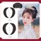 Synthetic Chinese Traditional Hanfu Wig Hair Bun Retro Black Chignon Fake Ancient Chinese Hair Suit Bun Princess Cosplay (Color : 1B/27HL)