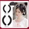 Synthetic Chinese Traditional Hanfu Wig Hair Bun Retro Black Chignon Fake Ancient Chinese Hair Suit Bun Princess Cosplay (Color : 1B/27HL)