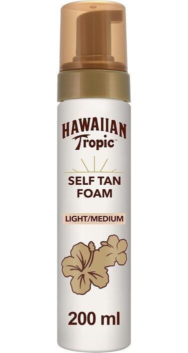 Hawaiian Tropic Self Tanning Foam Light/Medium 200ml