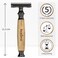 Bambaw Classic Dark Double Edge Safety Razor   Natural Long Bamboo Handle Razor   Reusable Safety Razor For Women &amp; Men   Eco Friendly Safty Razor   Sustainable Eco Razors   Fits All De Razor Blades