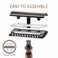 Bambaw Classic Dark Double Edge Safety Razor   Natural Long Bamboo Handle Razor   Reusable Safety Razor For Women &amp; Men   Eco Friendly Safty Razor   Sustainable Eco Razors   Fits All De Razor Blades